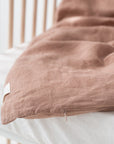 Linen Duvet Cover Set for Kids - Cafe Creme