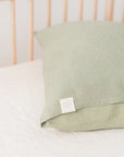 Linen Duvet Cover Set for Kids in Sage
