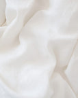 Linen Duvet Cover Set for Kids - White