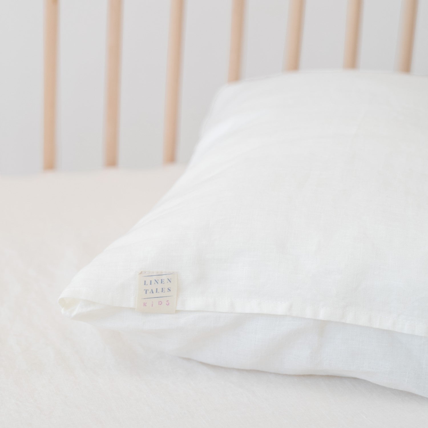 White Linen Duvet Cover Set for Kids