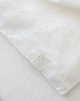 Linen Duvet Cover Set for Kids - White