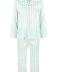 Teddy Glacier Stripe Boys Silk Pyjama Set