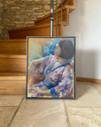 Kimono Framed Canvas Print