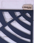 Kireta Metal Black Wall Art Leaf Design