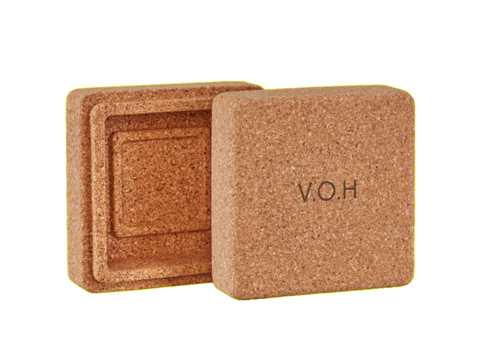 V.O.H Eco-Friendly Solid Shampoo &amp; Conditioner with Cork Case Set by V.O.H at www.brixbailey.com