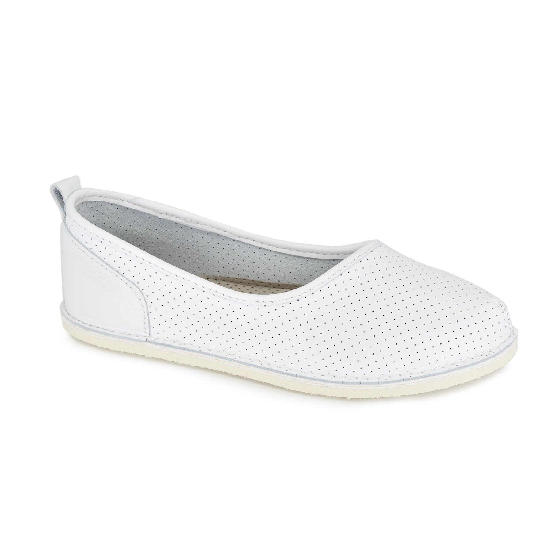 White Comfort Slip On Shoes