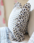 Blue Flower Cushion Cover