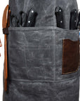 Fremont Leather Canvas Utility Apron for Work & Craft