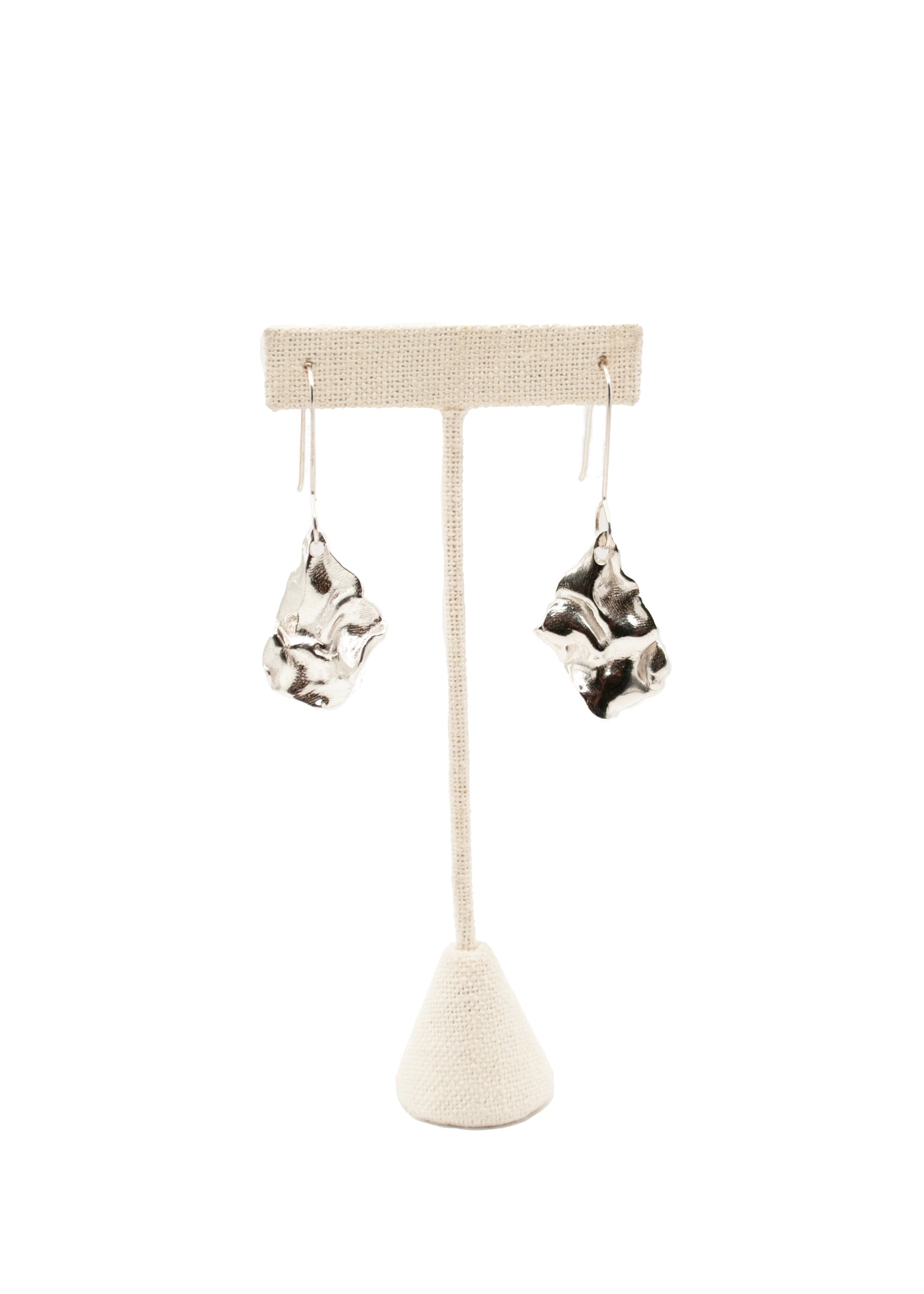 Laver Seaweed Earrings in Brass or Sterling Silver