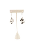 Laver Seaweed Earrings in Brass or Sterling Silver