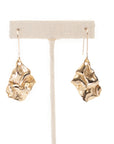 Laver Seaweed Earrings in Brass or Sterling Silver