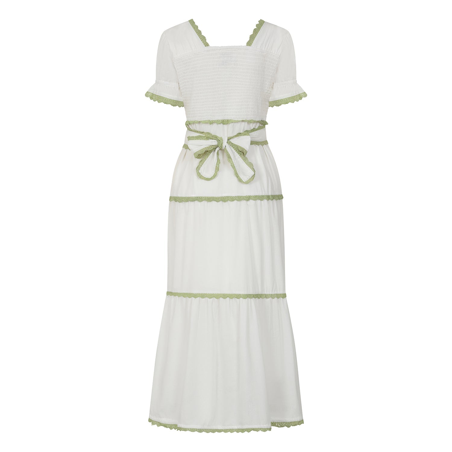 The Tara White Maxi Dress