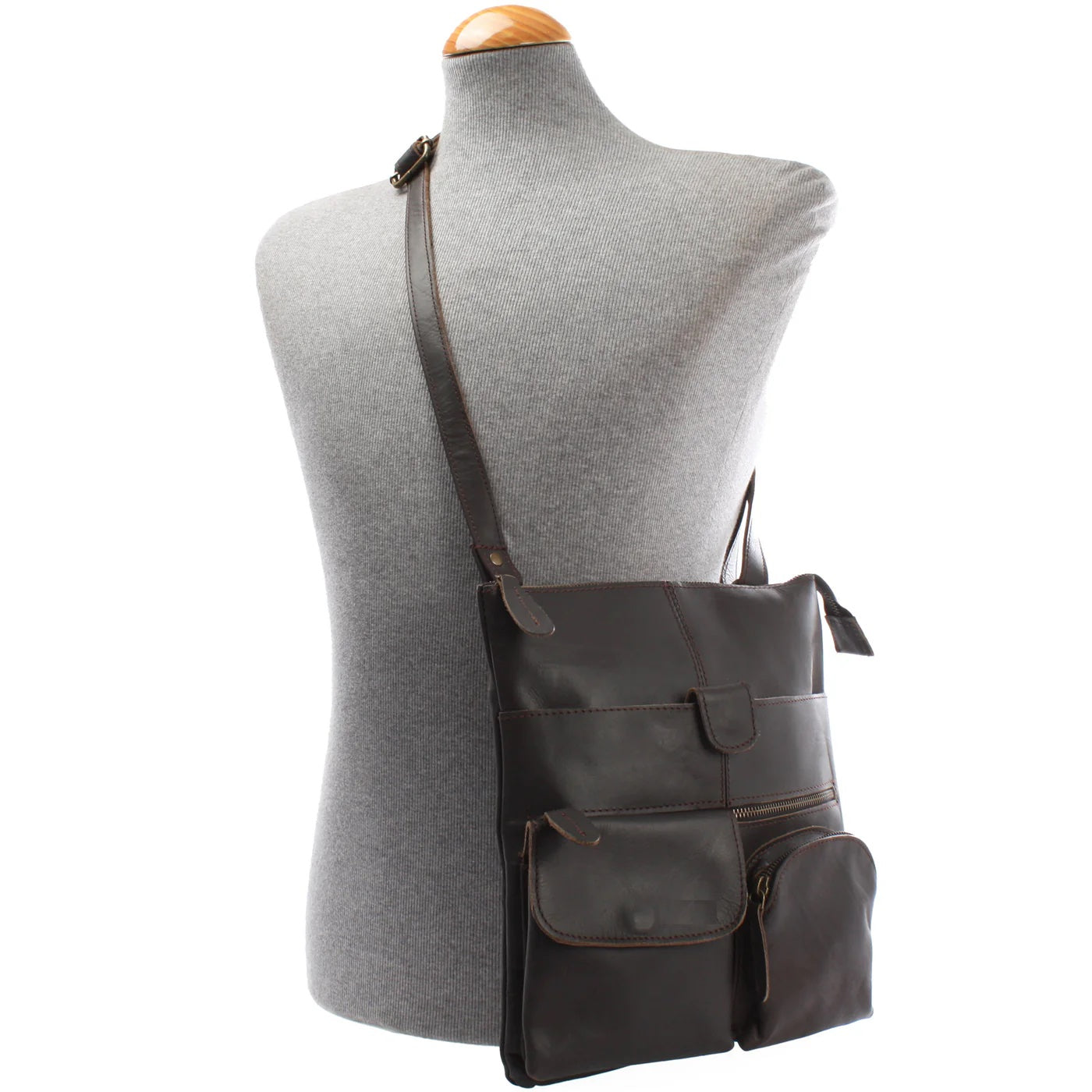 Cowhide Leather Crossbody Bag