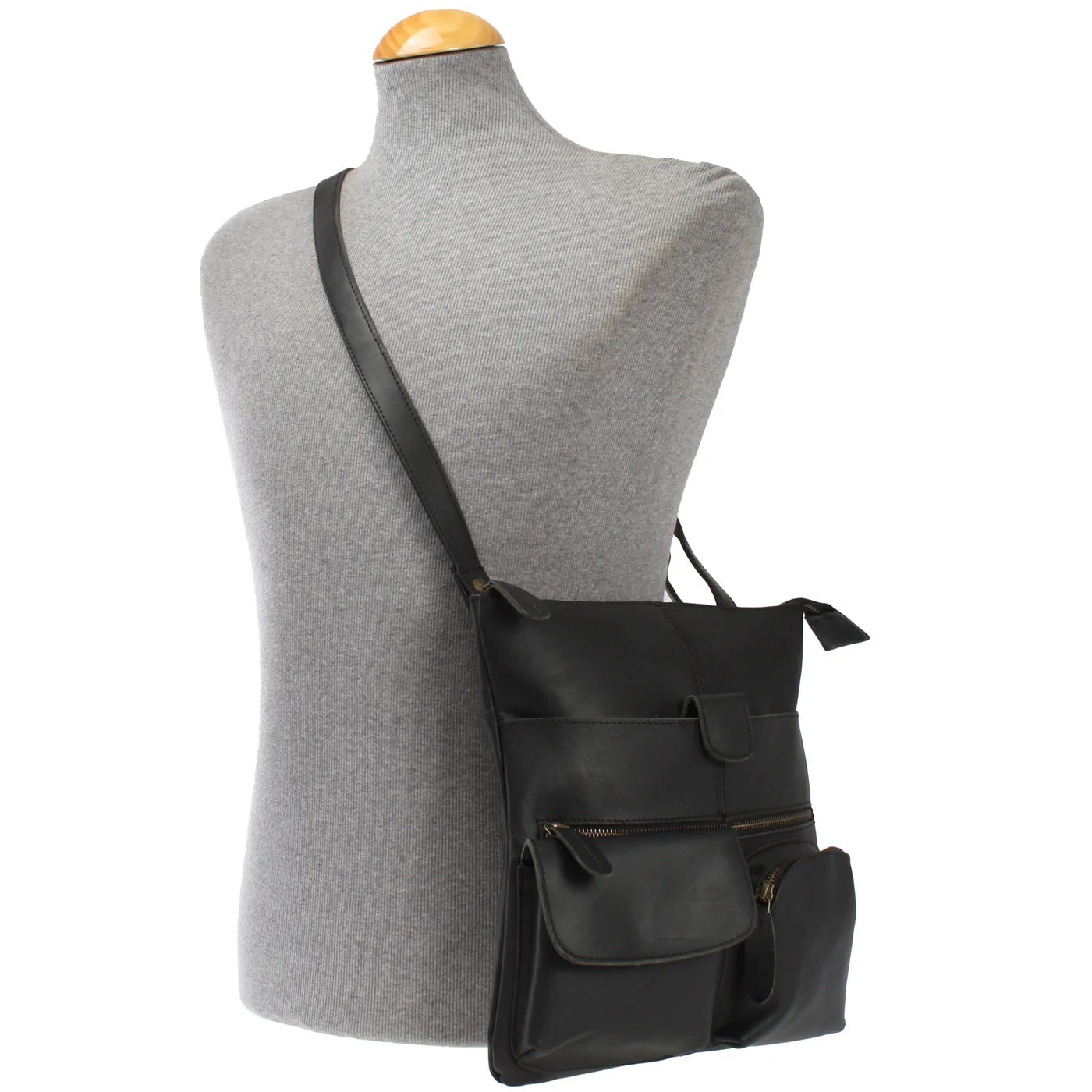 Cowhide Leather Crossbody Bag
