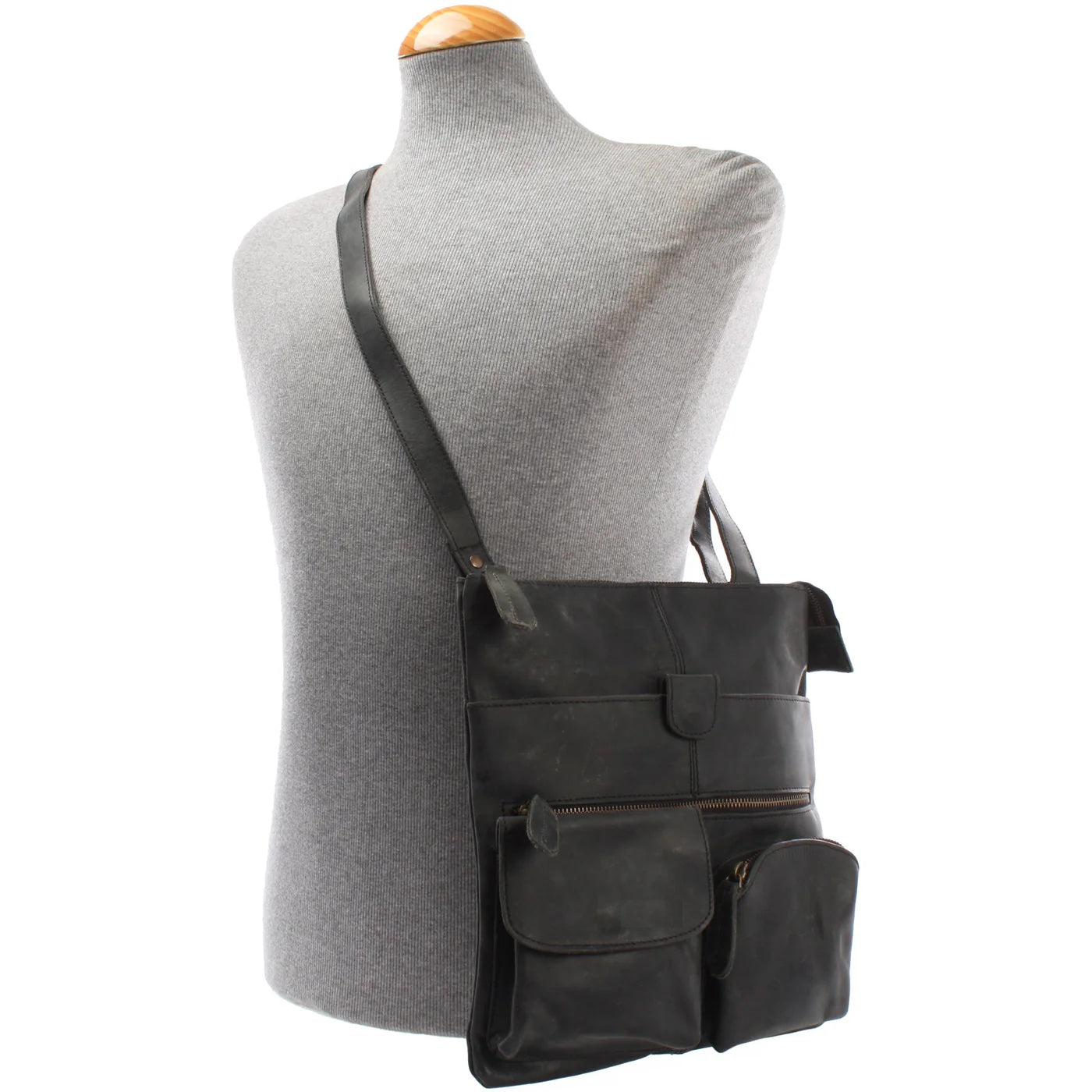 Cowhide Leather Crossbody Bag