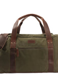 Suede & Leather Weekender Travel Bag - Unisex, Durable & Spacious