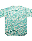 Aixo Leopard Mens Top Ivory