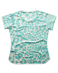 Aixo Leopard Womens Top Ivory