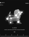 Leo Zodiac Sign Sustainable Necklace-3