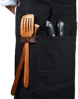 Turin Leather Canvas Apron – Durable & Water-Resistant