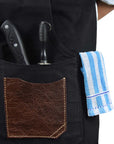 Turin Leather Canvas Apron – Durable & Water-Resistant