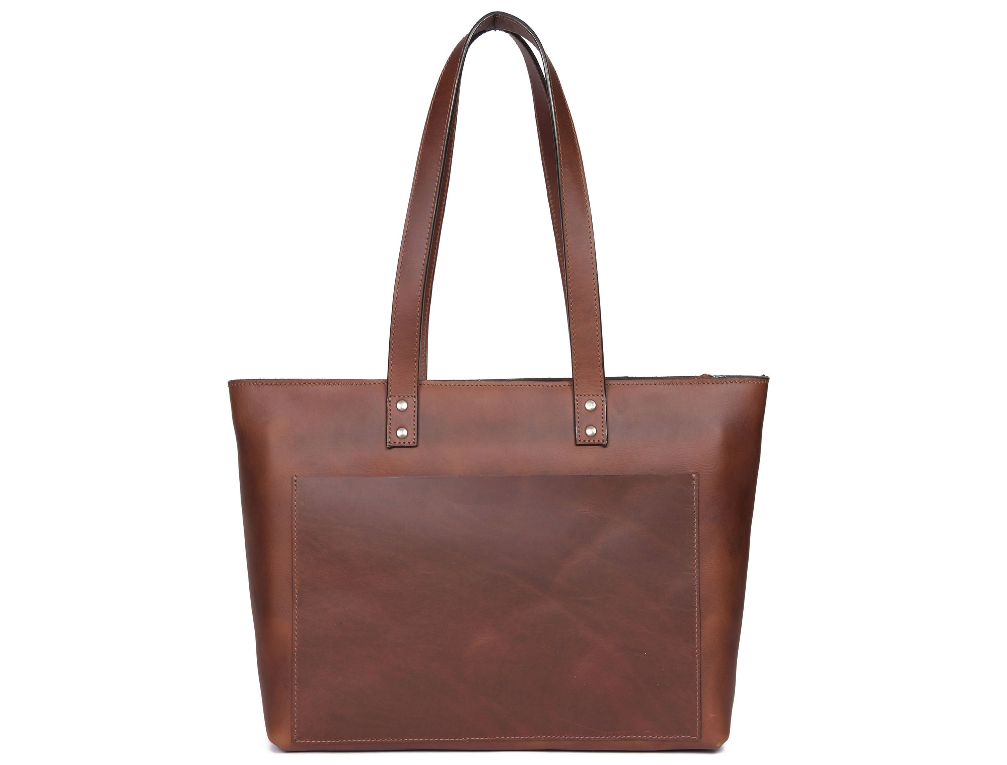 Voyager Leather Tote Bag – Premium Full Grain Cow Leather