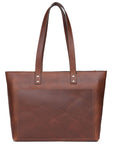 Voyager Leather Tote Bag – Premium Full Grain Cow Leather