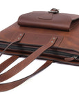 Voyager Leather Tote Bag – Premium Full Grain Cow Leather