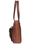 Voyager Leather Tote Bag – Premium Full Grain Cow Leather