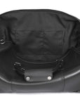 Leather Trolley Bag with Wheels & Ample Storage