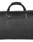 Leather Trolley Bag with Wheels & Ample Storage