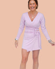 LILAC Organic Cotton Wrap Top