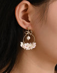 Blossom Dewdrop Micro Earrings