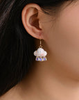 Smiling Cloud Micro Earrings