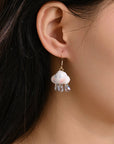 Smiling Cloud Micro Earrings