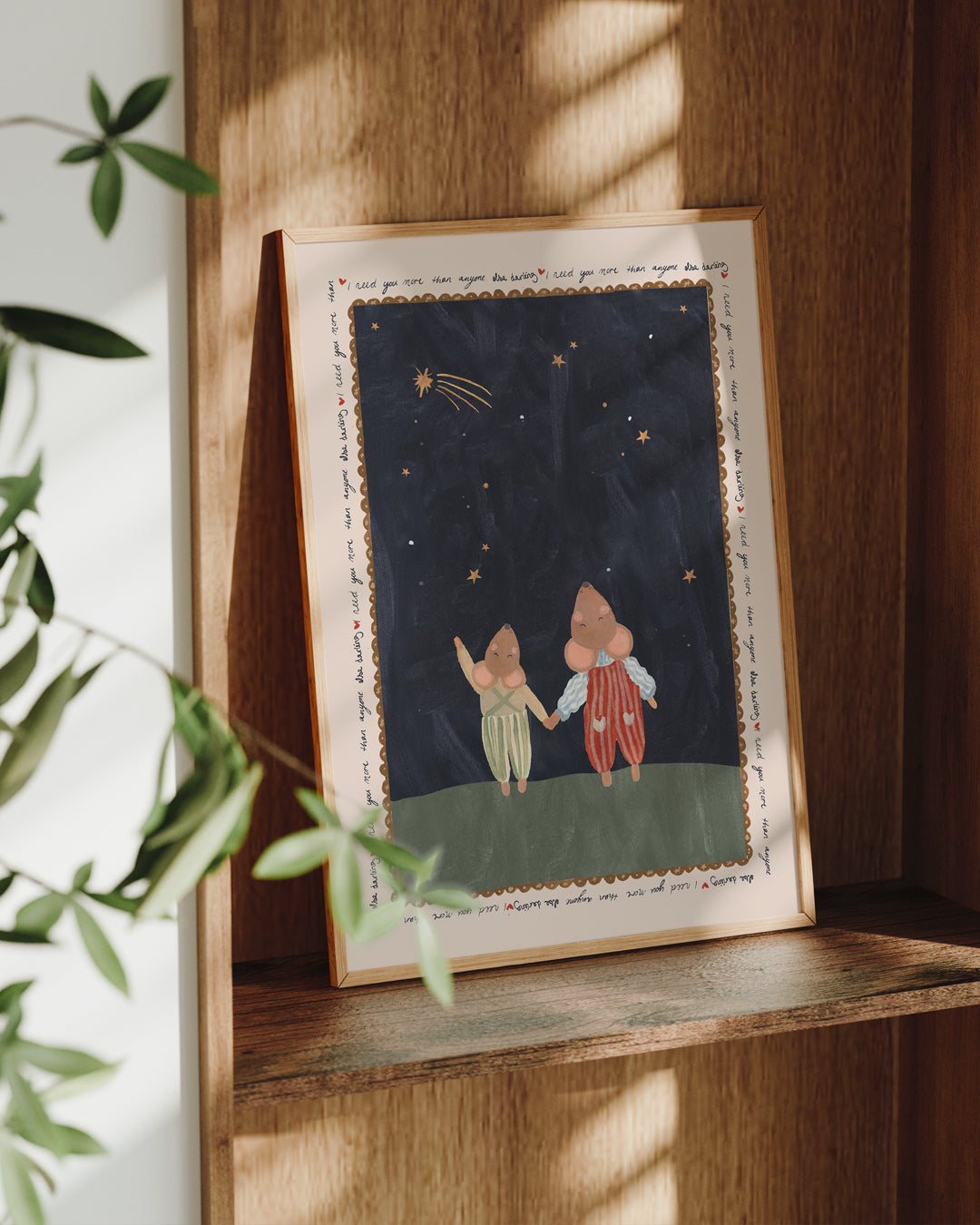 I Need You Duo Art Print