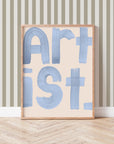 Artist Typography Print
