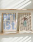 Artist Typography Print
