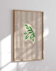 I Adore You Green Art Print