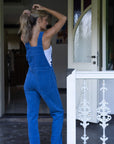 Adult Blue Chunky Cord Dungarees