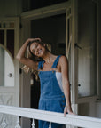 Adult Blue Chunky Cord Dungarees