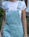 Adult Mint Chunky Cord Dungarees