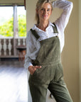 Adult Khaki Chunky Cord Dungarees