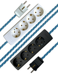 Azure - Lola's Leads EU Fabric Extension Cable