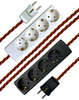 Cinnamon - Lola's Leads EU Fabric Extension Cable