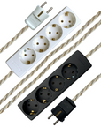 Clotted Cream - Lola's Leads EU Fabric Extension Cable