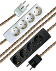 Jute - Lola's Leads EU Fabric Extension Cable