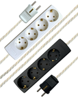 Milk - Lola's Leads EU Fabric Extension Cable