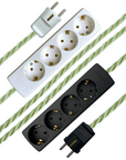 Pistachio - Lola's Leads EU Fabric Extension Cable