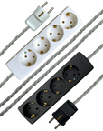Platinum - Lola's Leads EU Fabric Extension Cable
